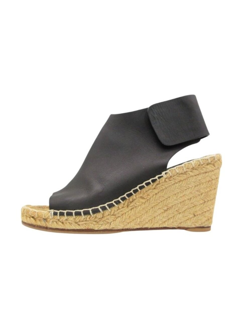 Celine Sandals Phoebe Philo Era by Leather Open Toe Wedge Sole Espadrille Shoes